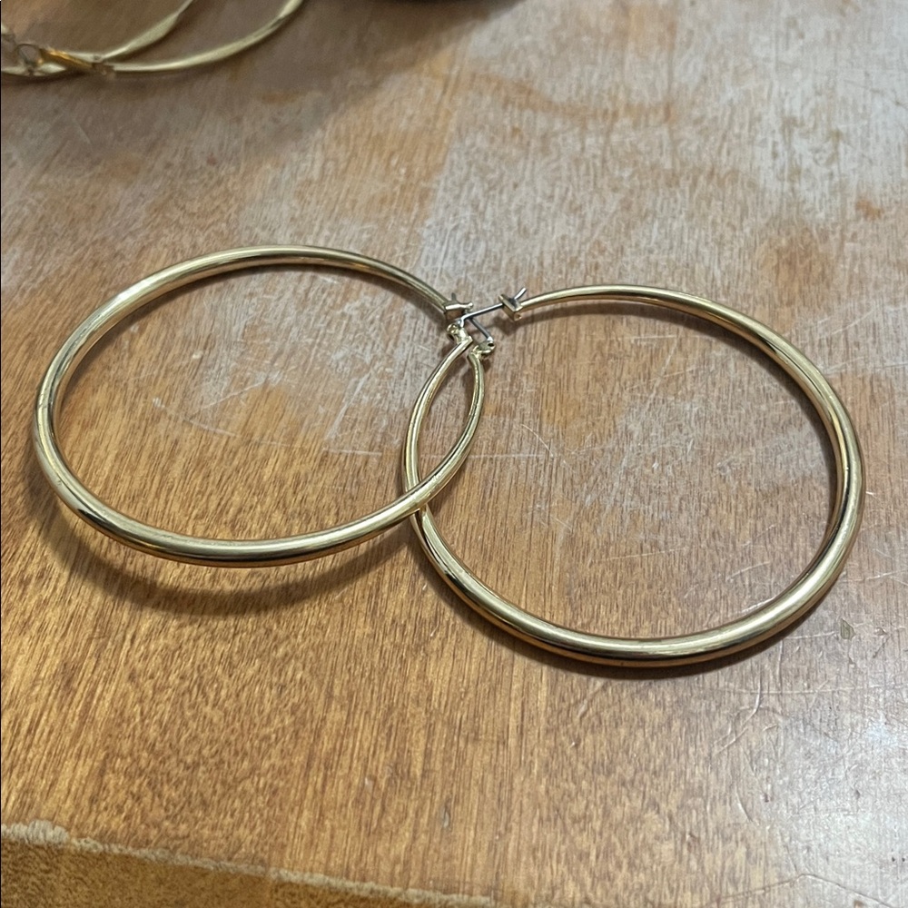 Gold Hoop Earrings